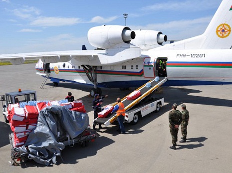 Azerbaijan sends humanitarian aid to Nepal